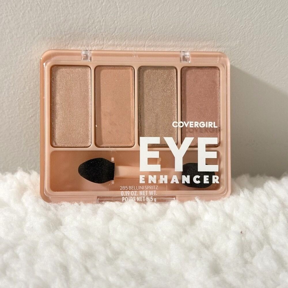 COVERGIRL Eye Enhancers 4-Kit Eyeshadow 285 Bellini Spritz .19 oz Peach‎ Tones